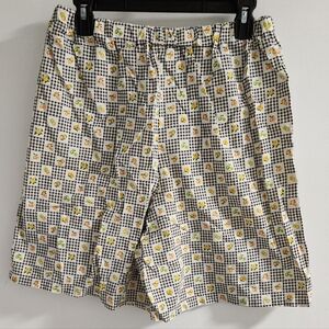 Lemon and Lime Print Shorts , Size M/L